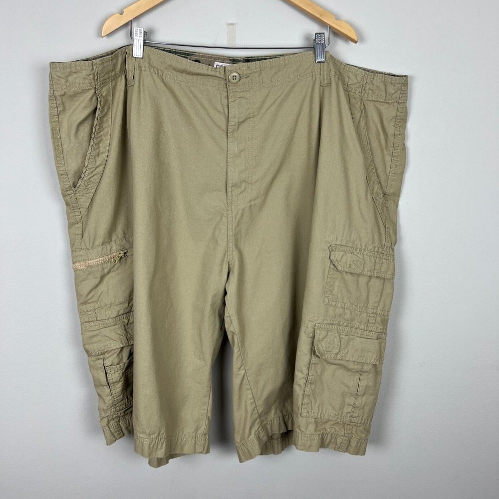 Company 81 Cargo Shorts 52‎ Mens Beige Ripstop Cotton Outdoor Casual Hiking